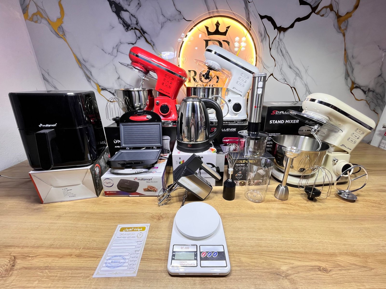 Pack 9pcs pétrin schallenge + air fryer multismart